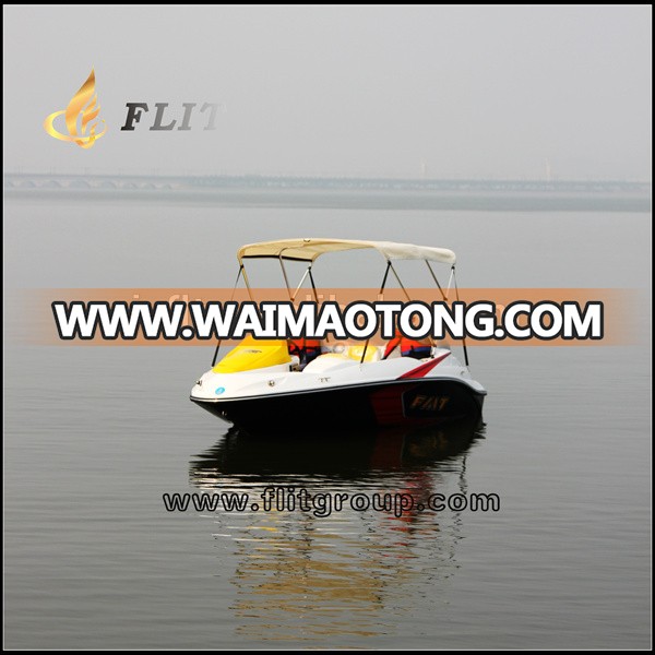 outboard type 4 seat jet sport boat with CE approved